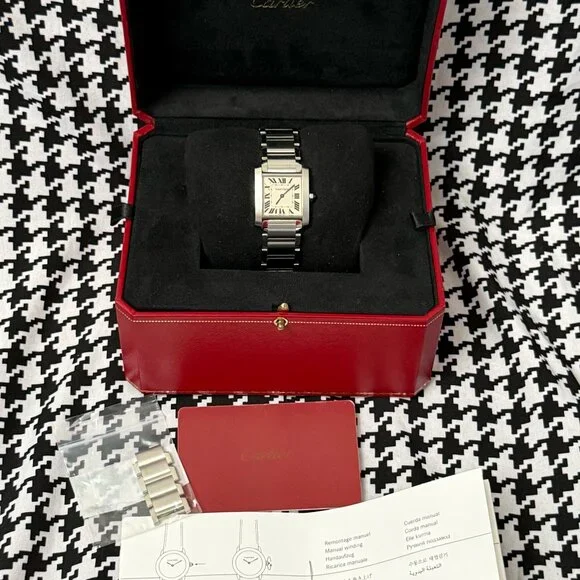 Cartier Tank Française MM WSTA0005 - Picture 4 of 16